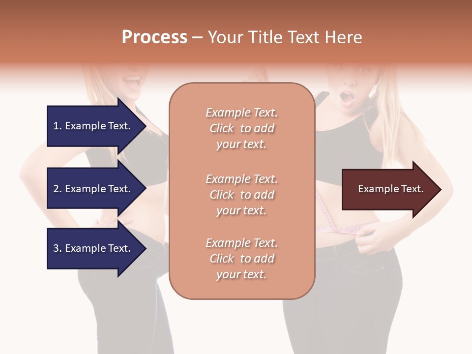 Isolated Loss Fat PowerPoint Template