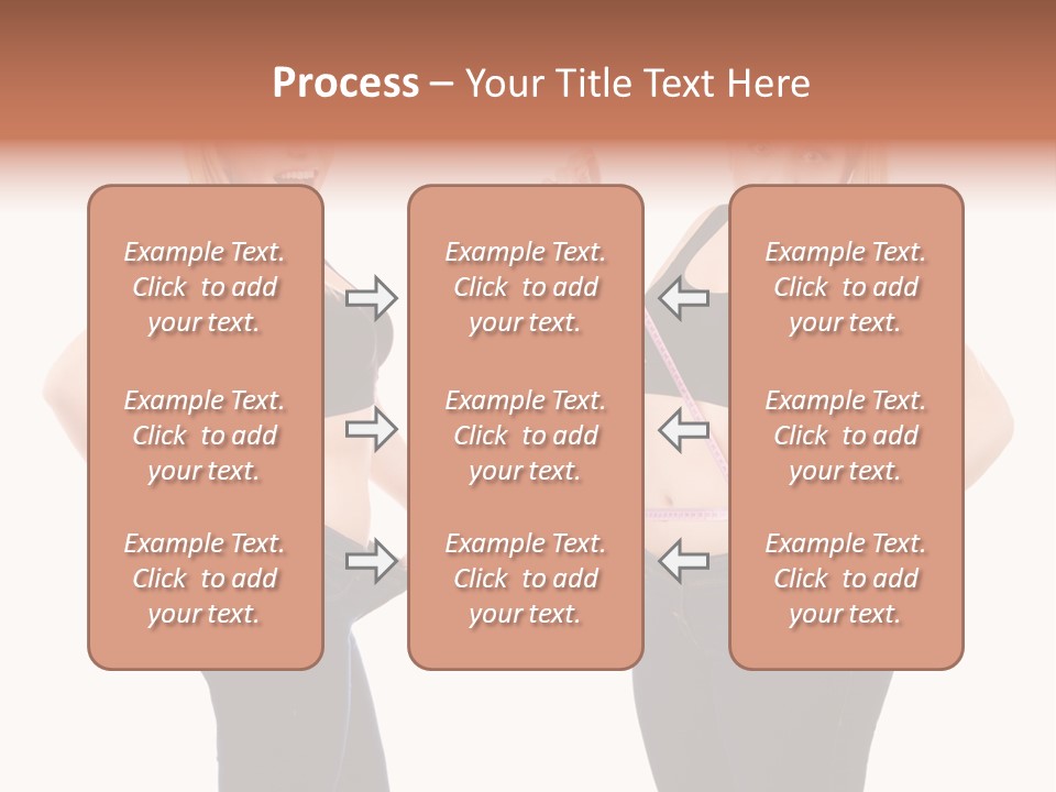 Isolated Loss Fat PowerPoint Template