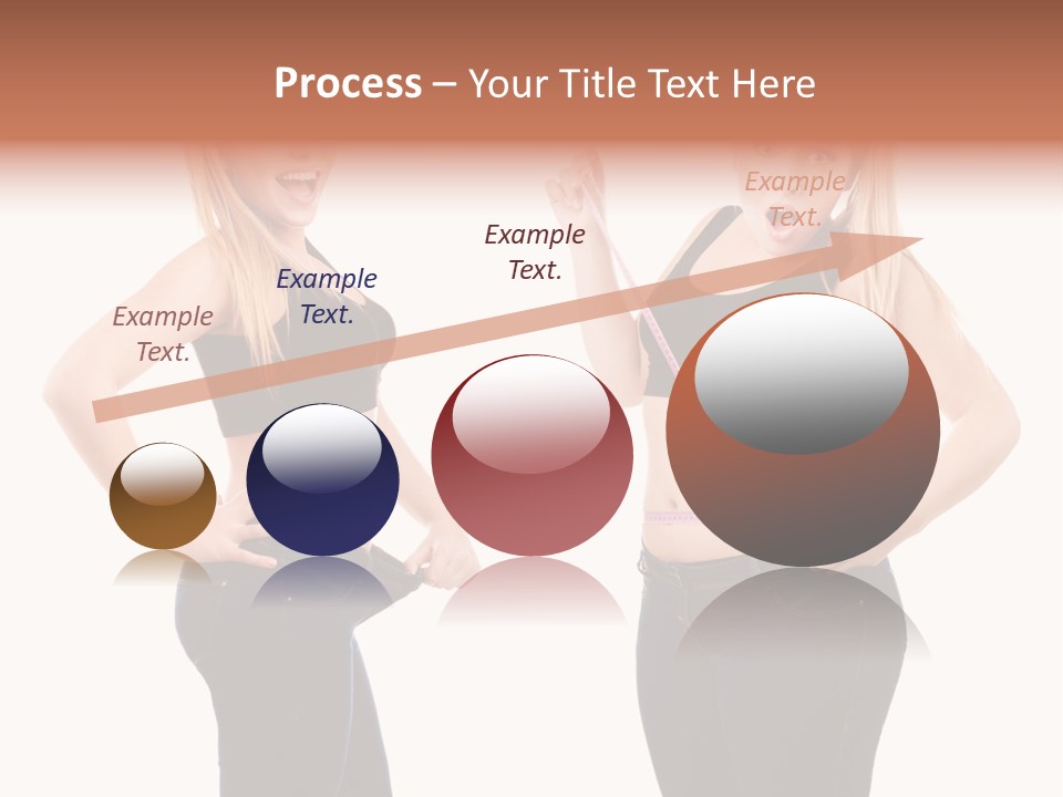 Isolated Loss Fat PowerPoint Template