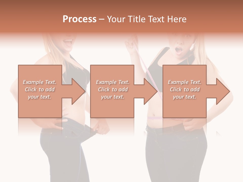 Isolated Loss Fat PowerPoint Template