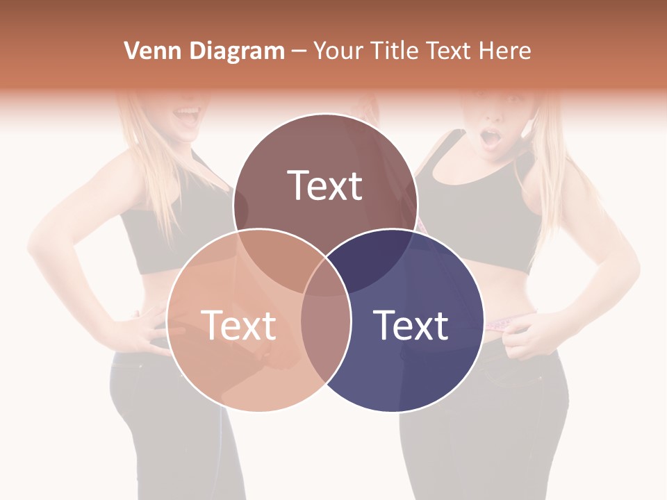 Isolated Loss Fat PowerPoint Template