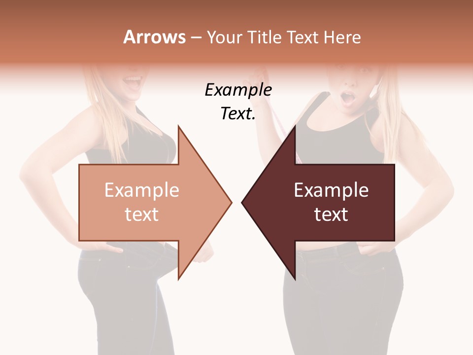 Isolated Loss Fat PowerPoint Template