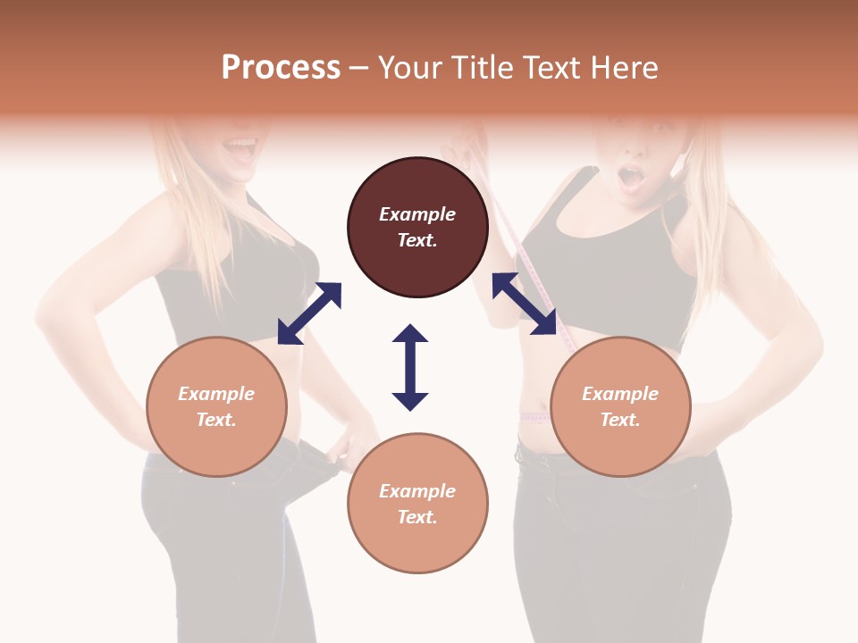 Isolated Loss Fat PowerPoint Template