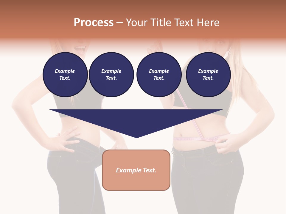Isolated Loss Fat PowerPoint Template