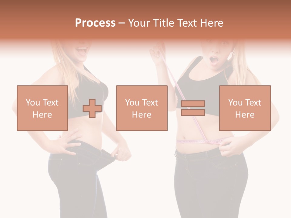 Isolated Loss Fat PowerPoint Template