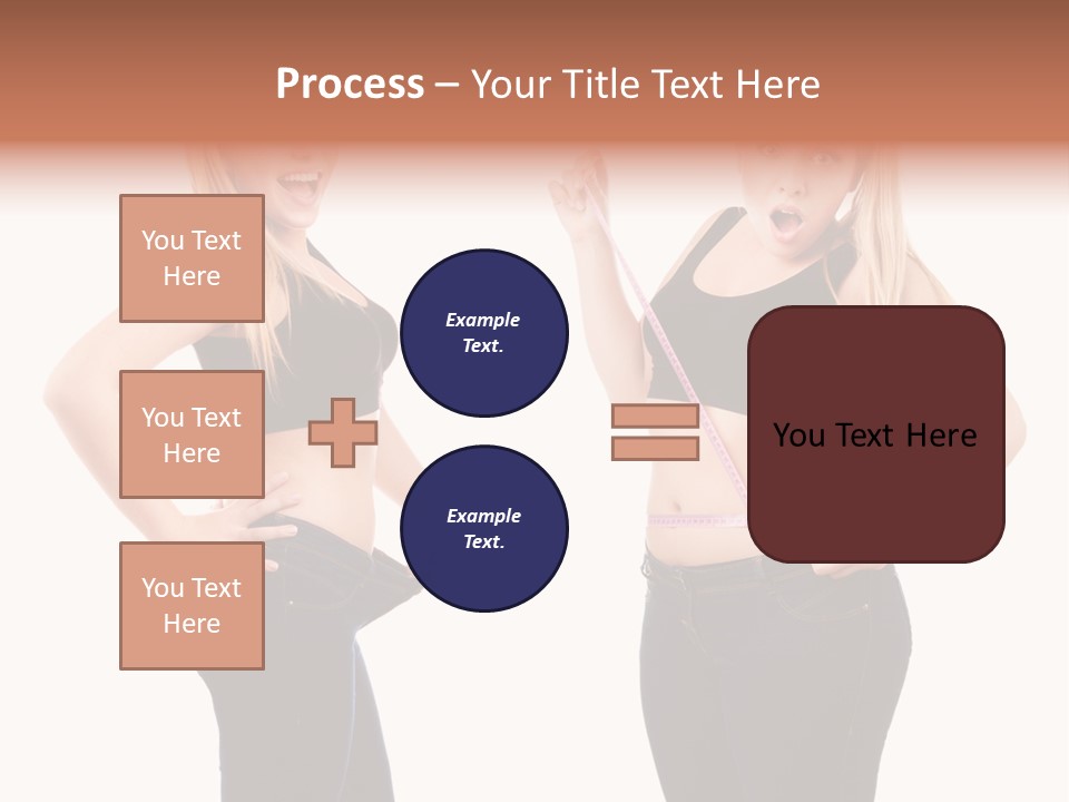 Isolated Loss Fat PowerPoint Template