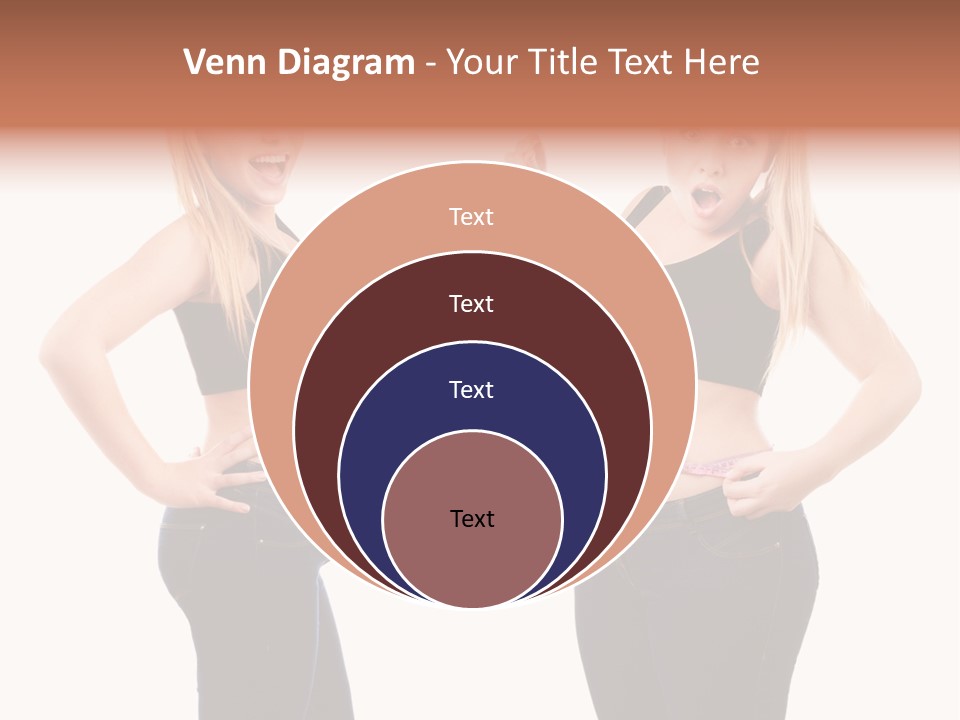 Isolated Loss Fat PowerPoint Template