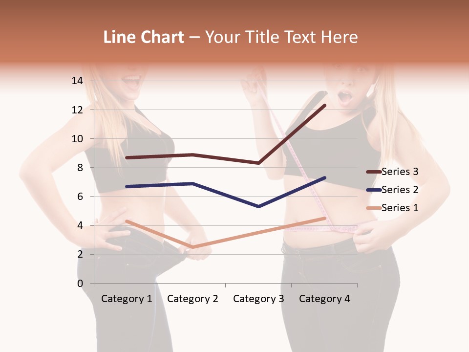 Isolated Loss Fat PowerPoint Template