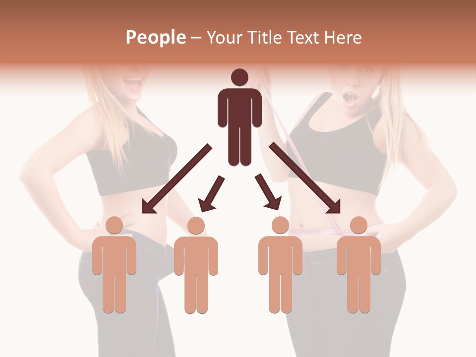 Isolated Loss Fat PowerPoint Template