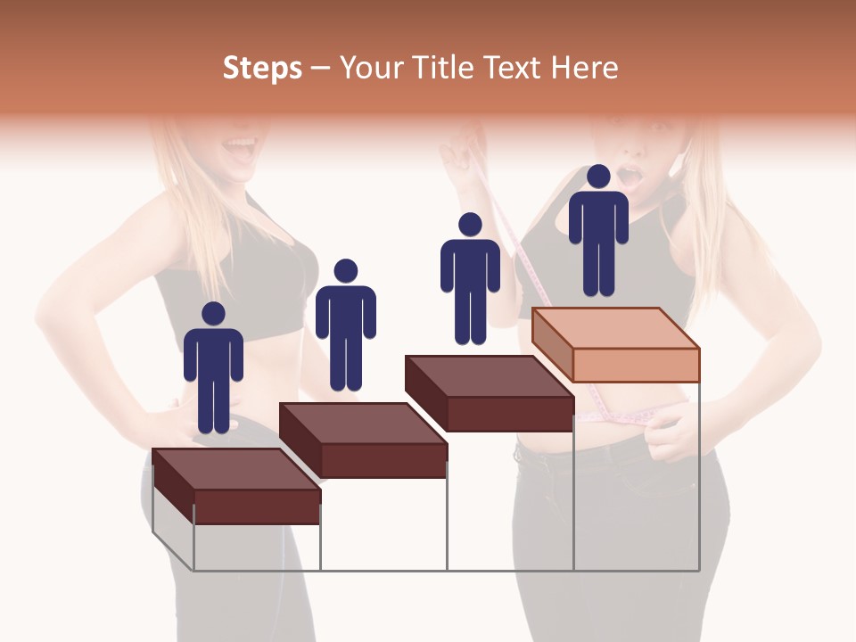 Isolated Loss Fat PowerPoint Template