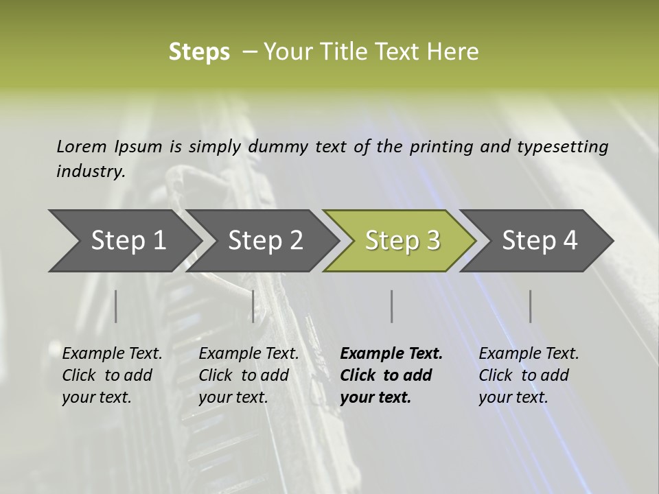 Wheel Round Cmyk PowerPoint Template