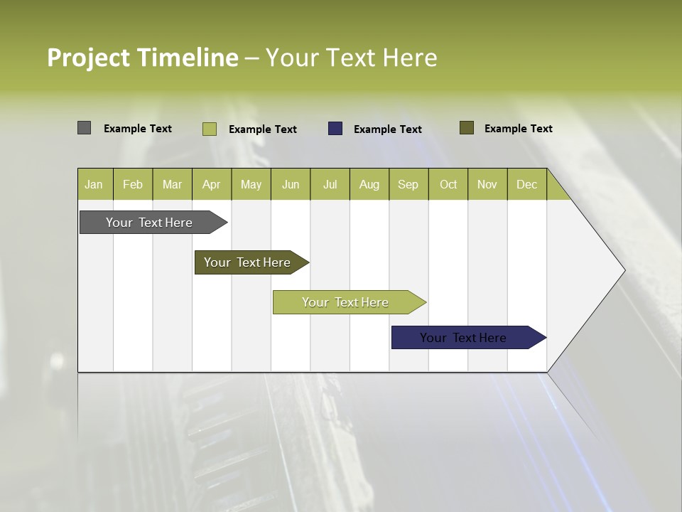 Wheel Round Cmyk PowerPoint Template