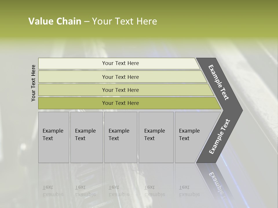 Wheel Round Cmyk PowerPoint Template