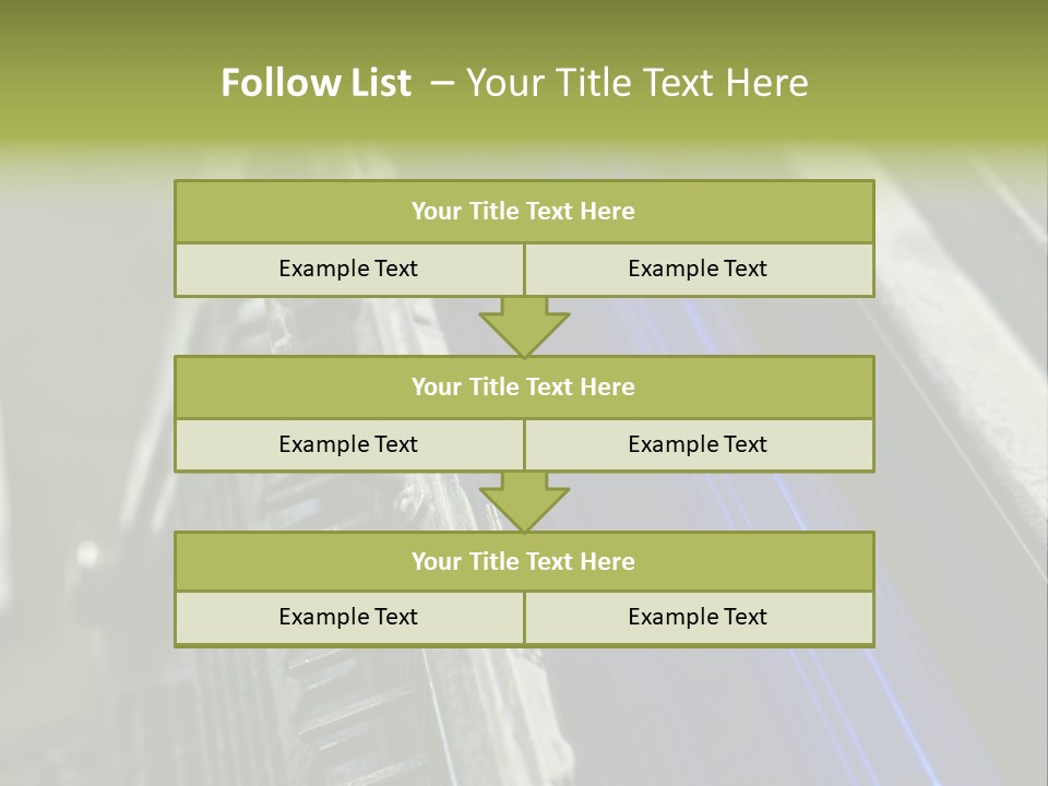 Wheel Round Cmyk PowerPoint Template