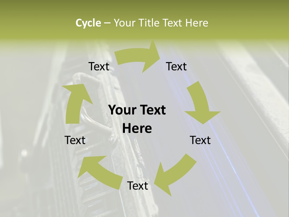 Wheel Round Cmyk PowerPoint Template