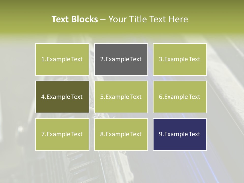 Wheel Round Cmyk PowerPoint Template