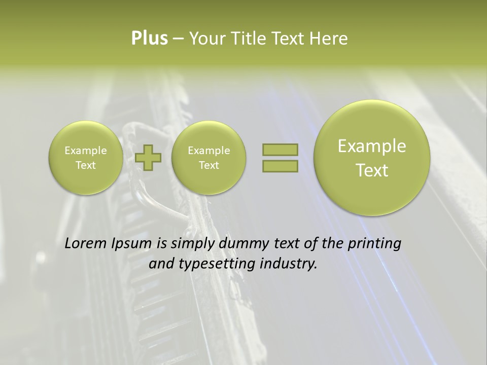 Wheel Round Cmyk PowerPoint Template