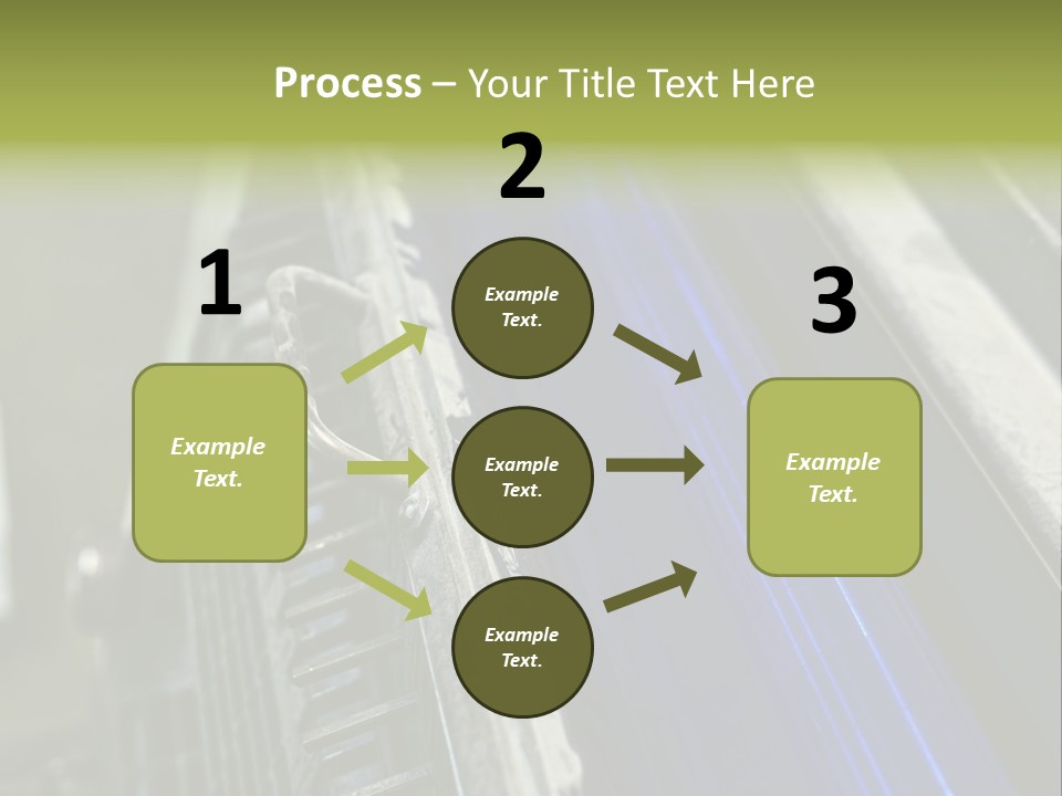 Wheel Round Cmyk PowerPoint Template