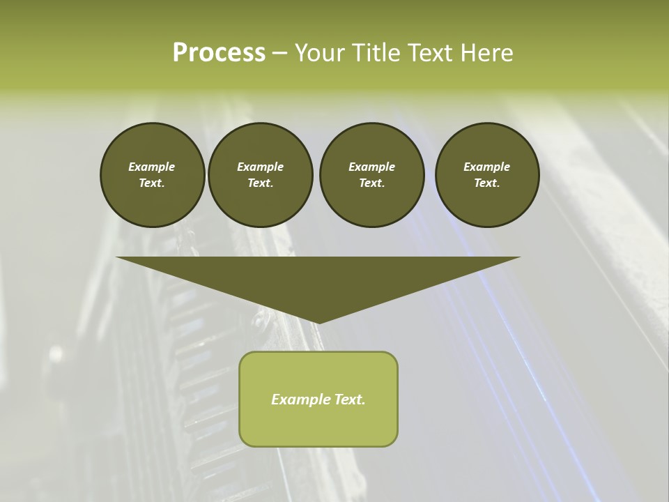 Wheel Round Cmyk PowerPoint Template