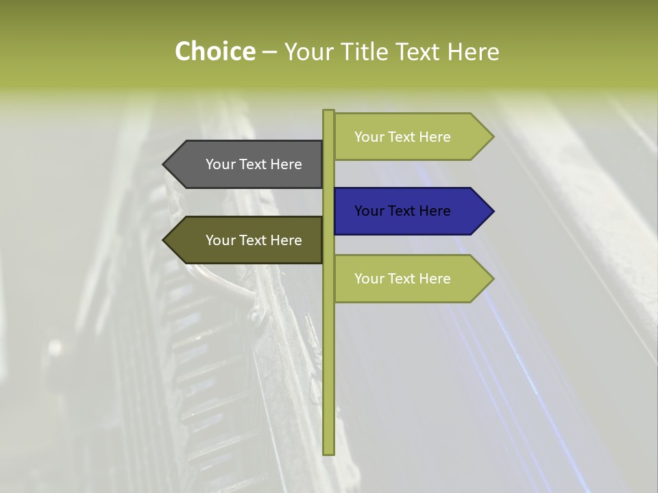 Wheel Round Cmyk PowerPoint Template