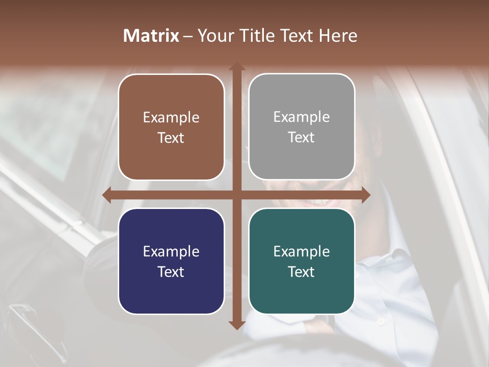 Sell Happy Businessman PowerPoint Template