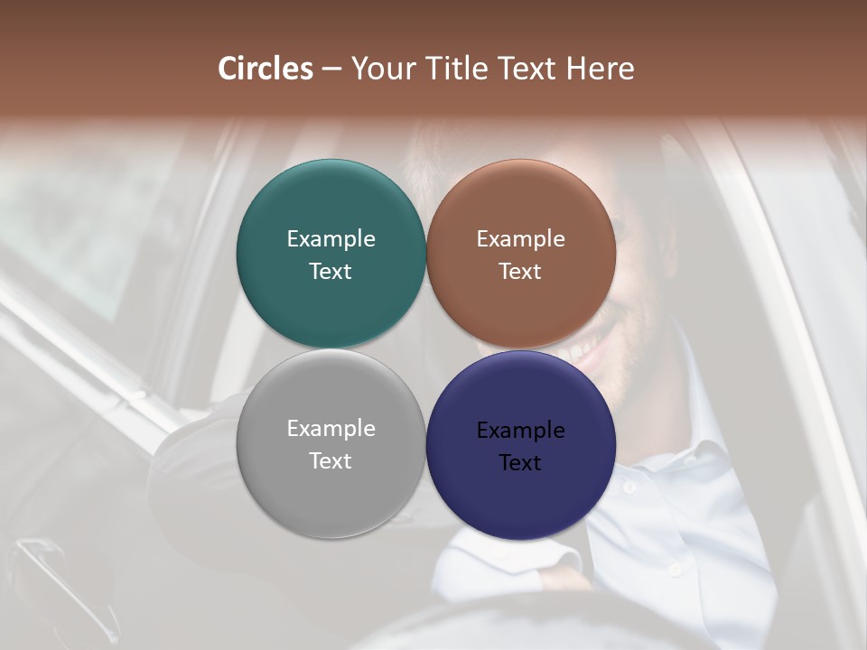 Sell Happy Businessman PowerPoint Template