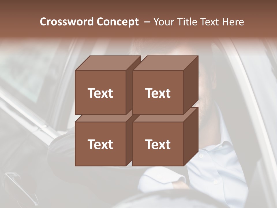 Sell Happy Businessman PowerPoint Template