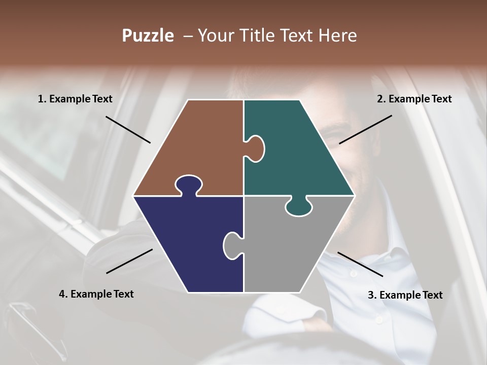 Sell Happy Businessman PowerPoint Template