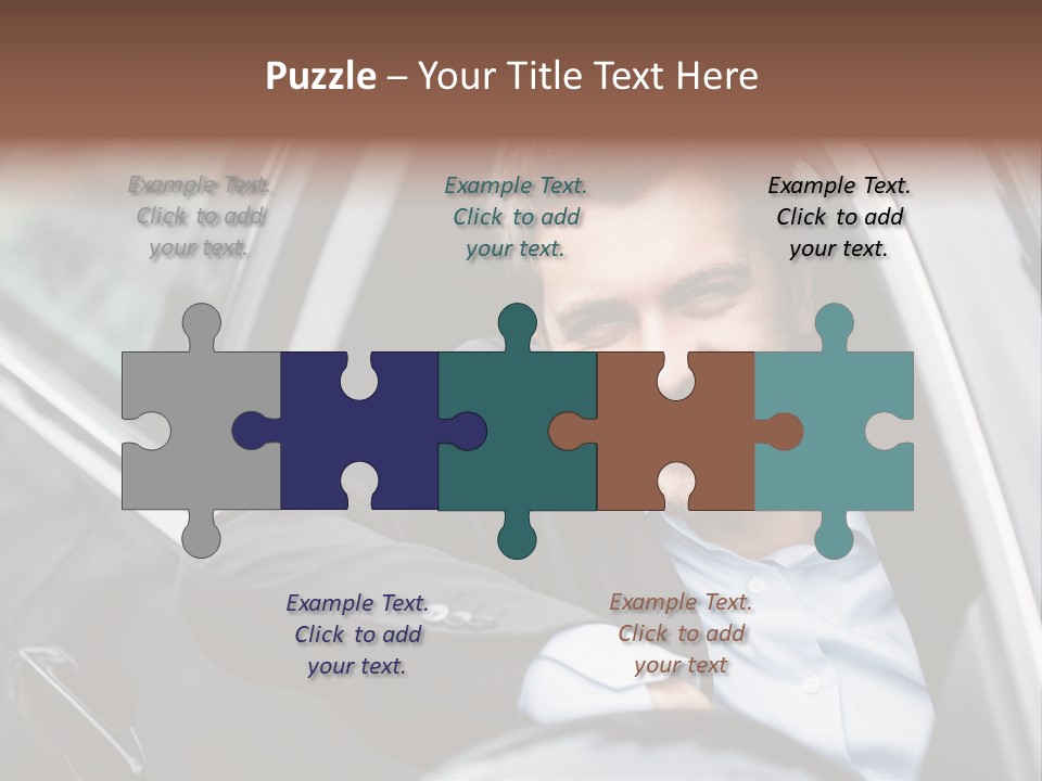 Sell Happy Businessman PowerPoint Template