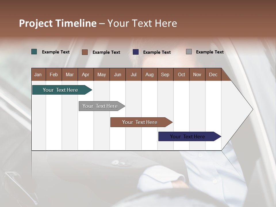 Sell Happy Businessman PowerPoint Template