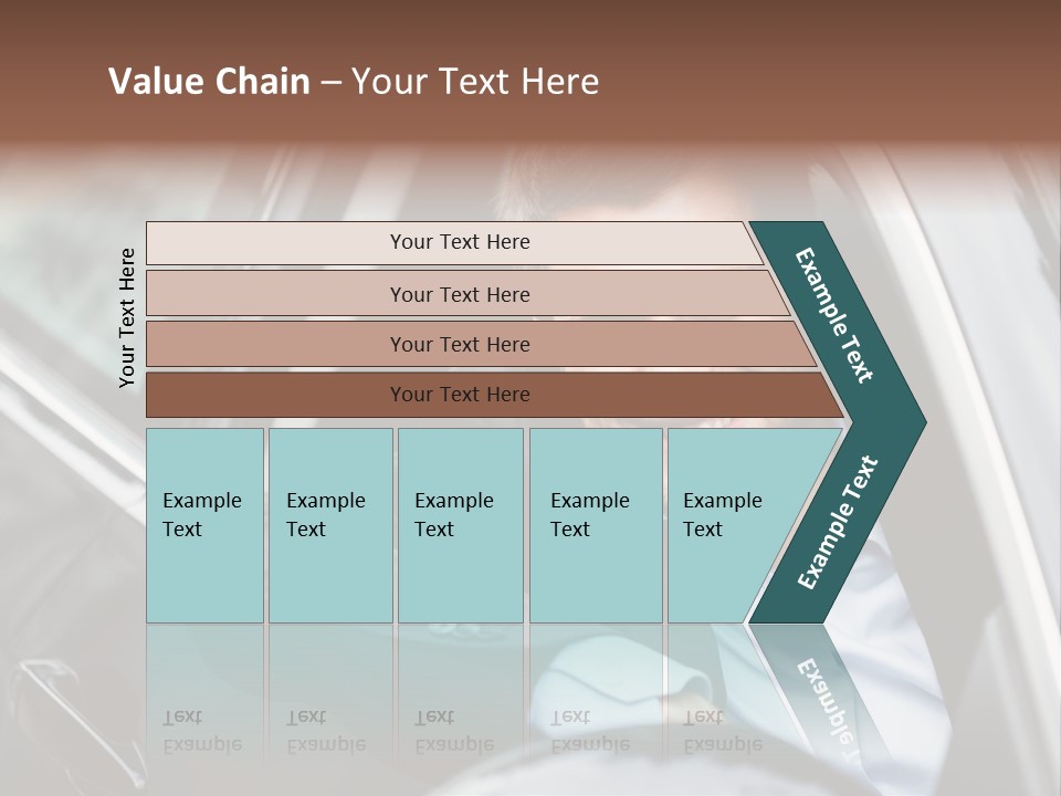Sell Happy Businessman PowerPoint Template