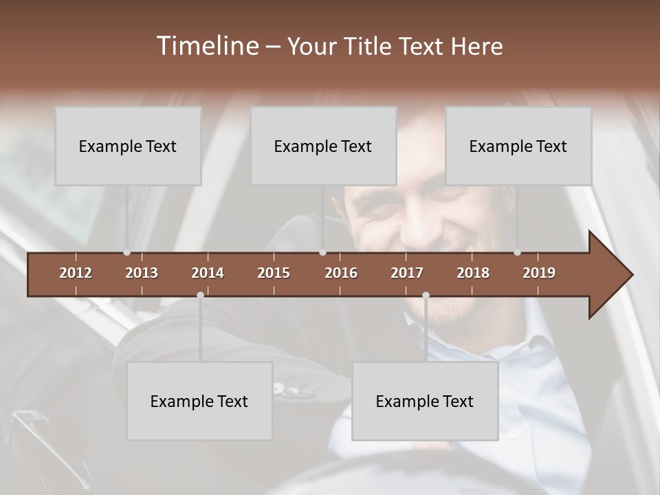Sell Happy Businessman PowerPoint Template