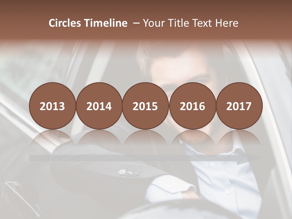 Sell Happy Businessman PowerPoint Template