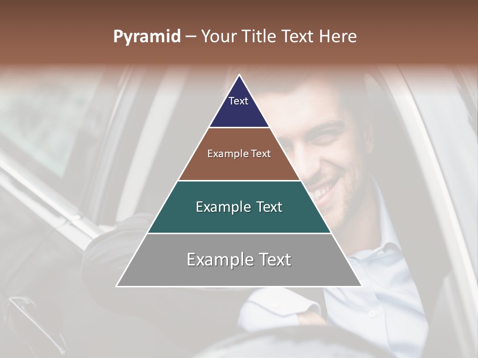 Sell Happy Businessman PowerPoint Template