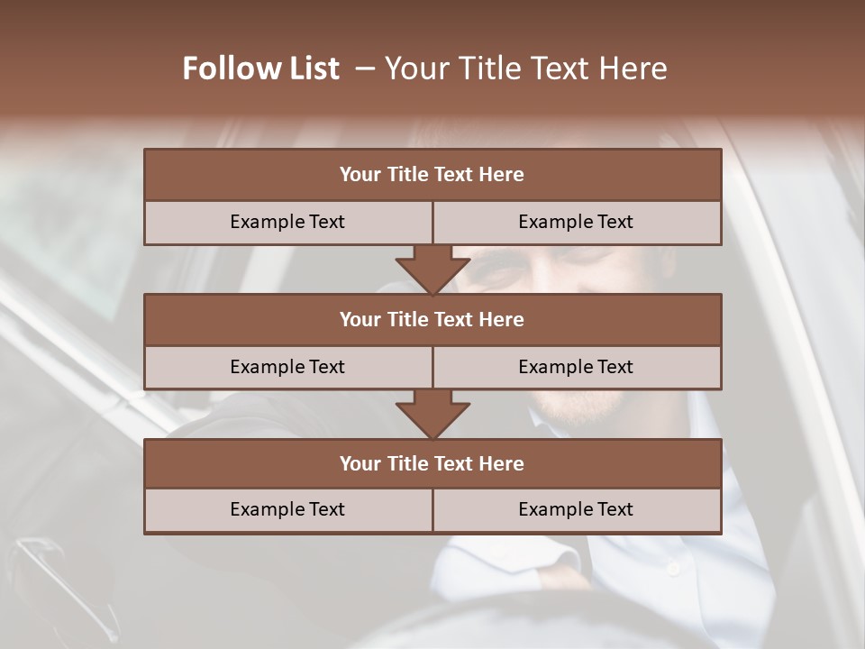 Sell Happy Businessman PowerPoint Template