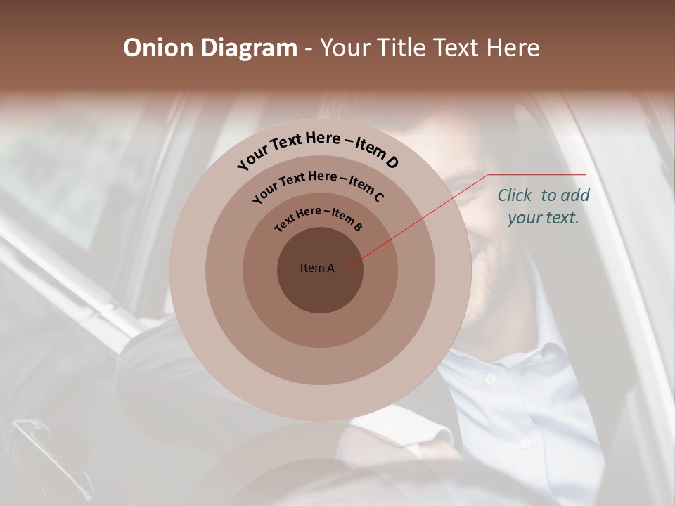 Sell Happy Businessman PowerPoint Template