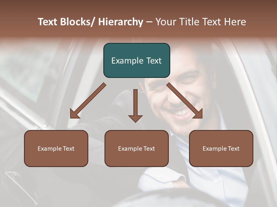 Sell Happy Businessman PowerPoint Template