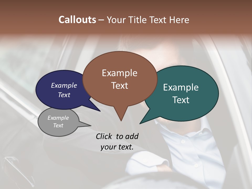 Sell Happy Businessman PowerPoint Template
