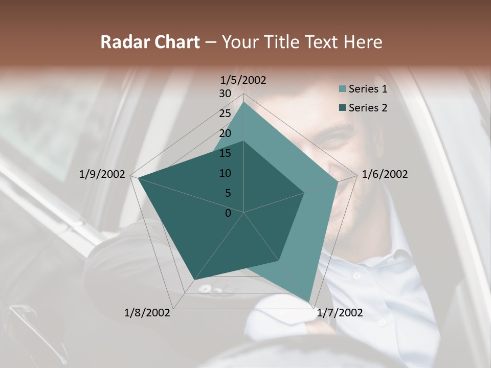 Sell Happy Businessman PowerPoint Template