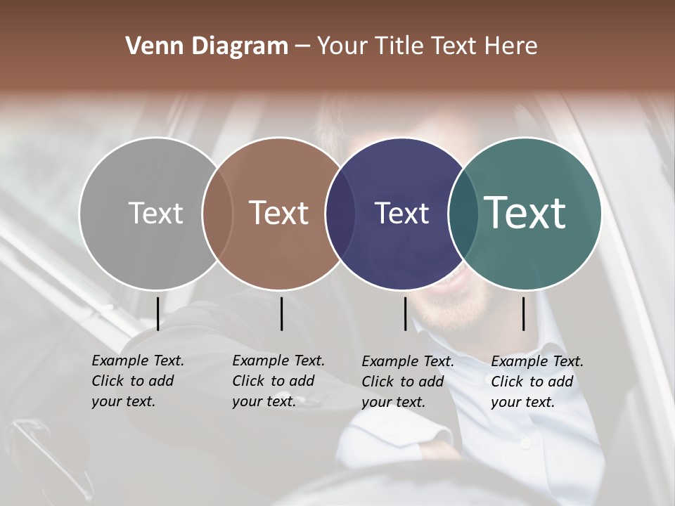 Sell Happy Businessman PowerPoint Template