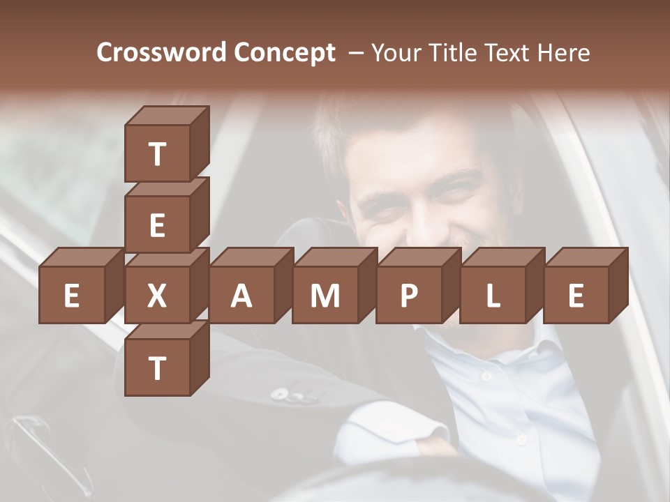 Sell Happy Businessman PowerPoint Template