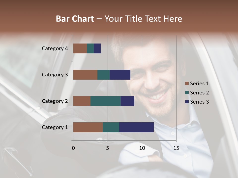 Sell Happy Businessman PowerPoint Template