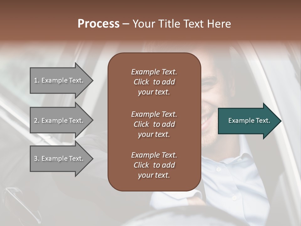 Sell Happy Businessman PowerPoint Template
