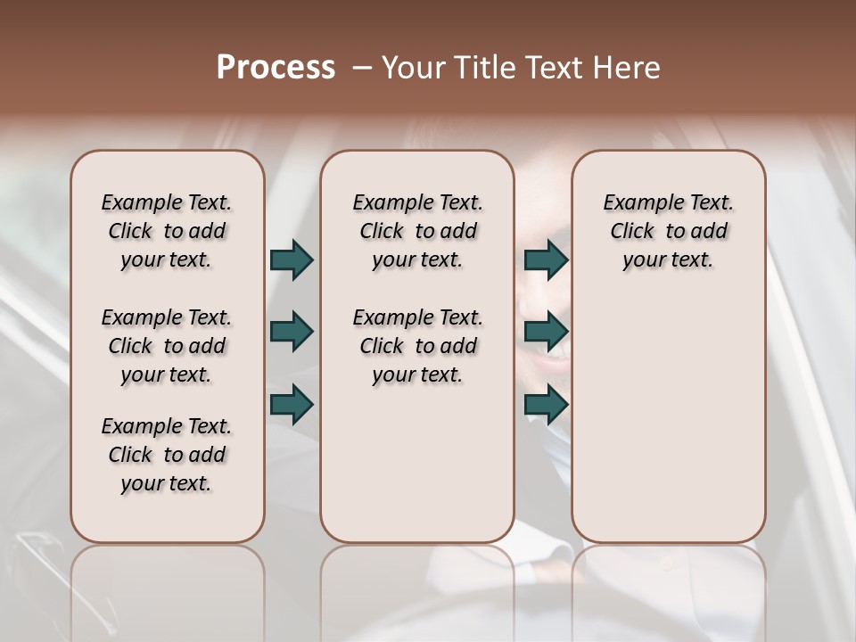 Sell Happy Businessman PowerPoint Template