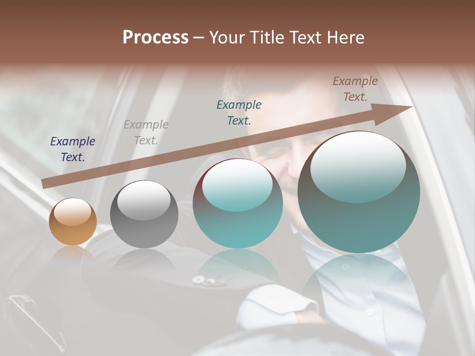 Sell Happy Businessman PowerPoint Template