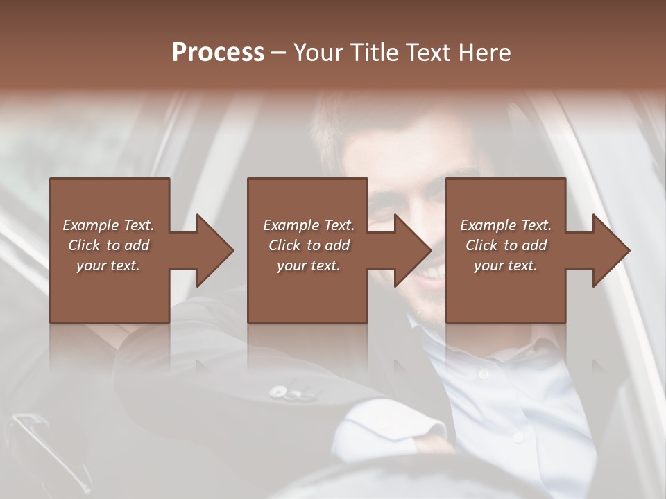 Sell Happy Businessman PowerPoint Template