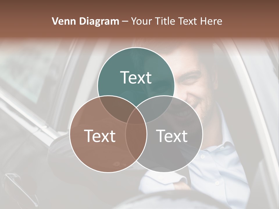 Sell Happy Businessman PowerPoint Template