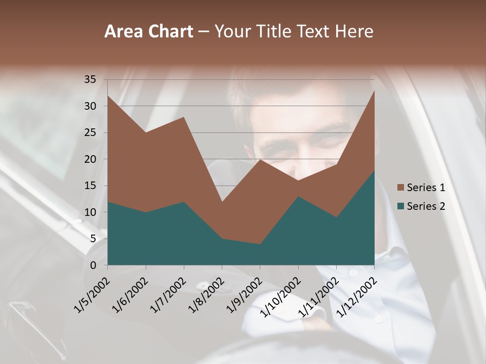 Sell Happy Businessman PowerPoint Template