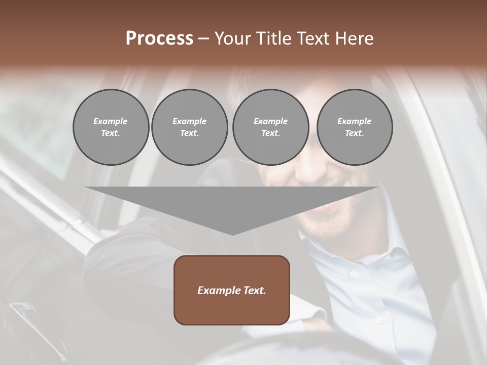 Sell Happy Businessman PowerPoint Template