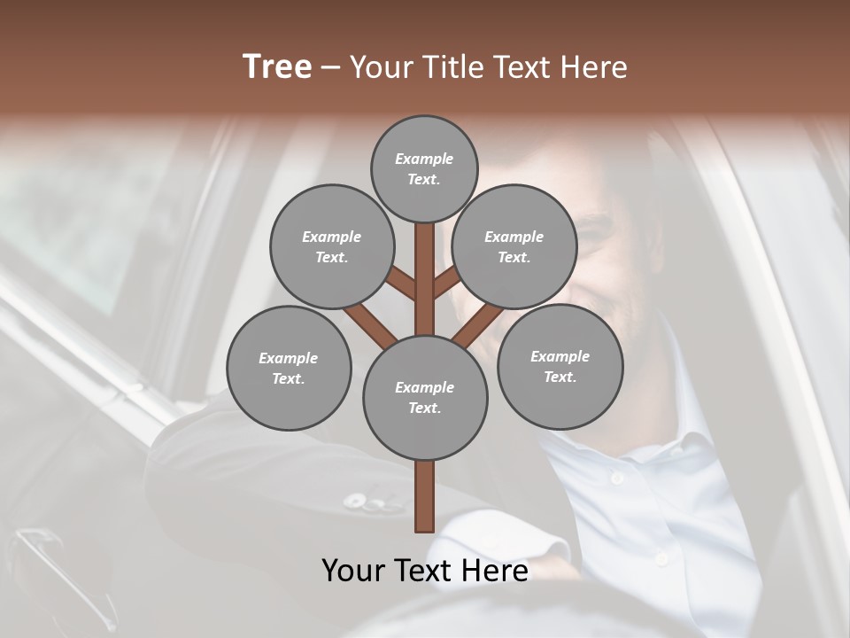 Sell Happy Businessman PowerPoint Template